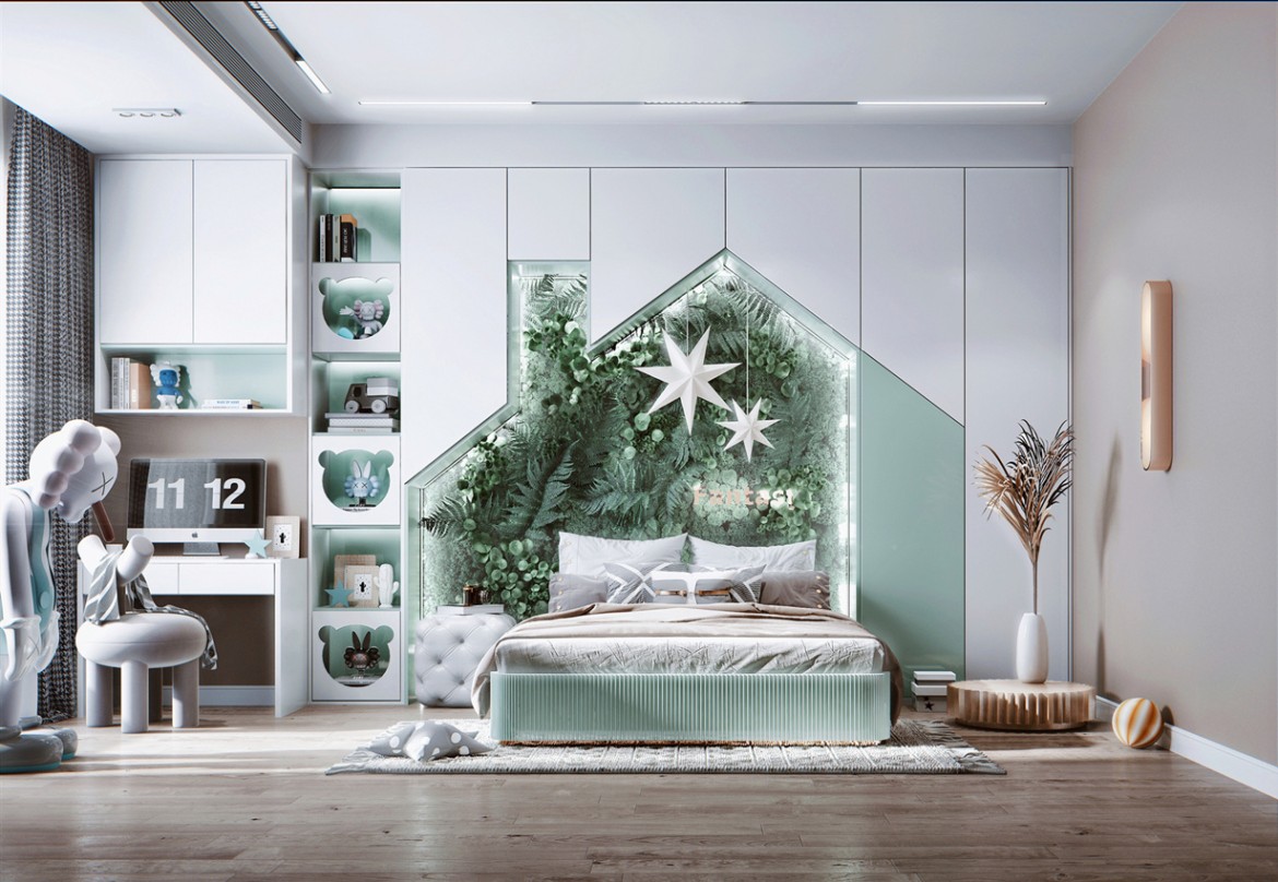 这样的儿童房让孩子欣喜若狂，隔壁邻居孩子羡慕哭了！